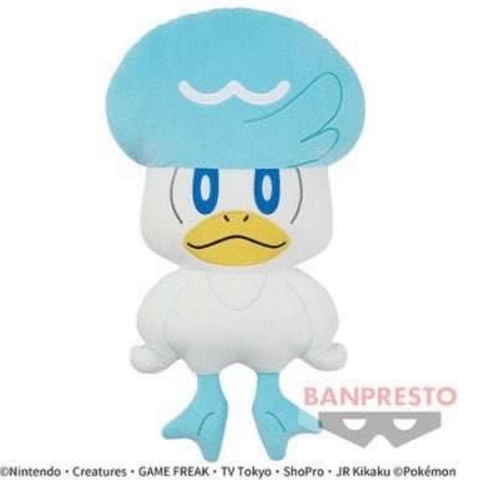 BNWT Japan Pokémon Quaxly 44cm plush cushion